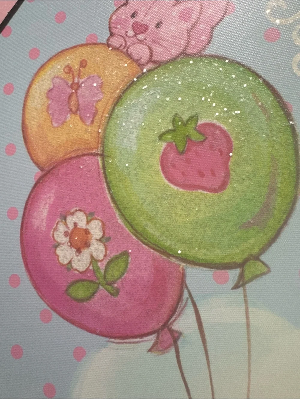 Strawberry Shortcake Wall Frame Art